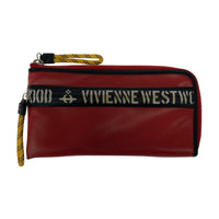 コインケース Vivienne Westwood L字ジップ 長財布 ビニール レッド