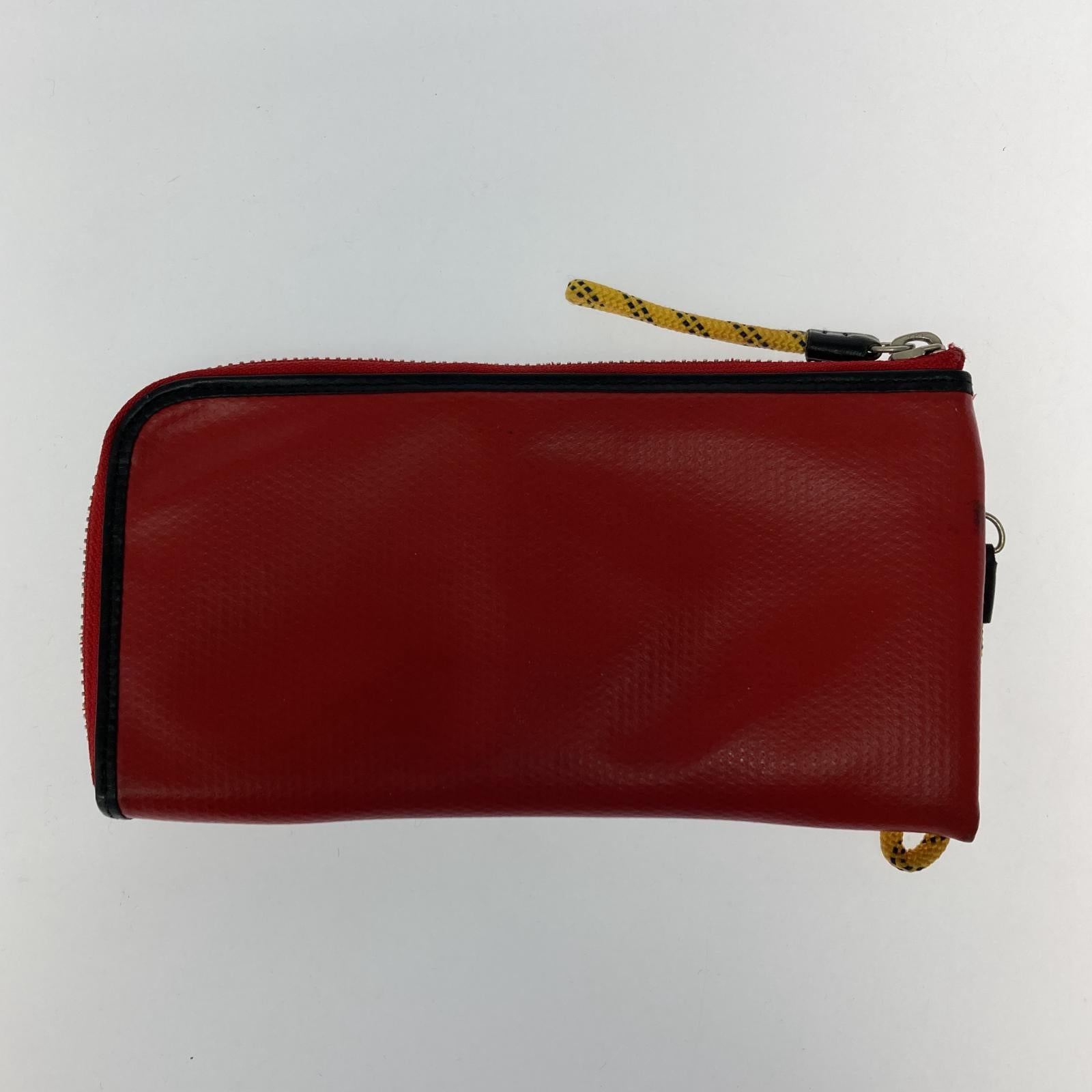 コインケース Vivienne Westwood L字ジップ 長財布 ビニール レッド