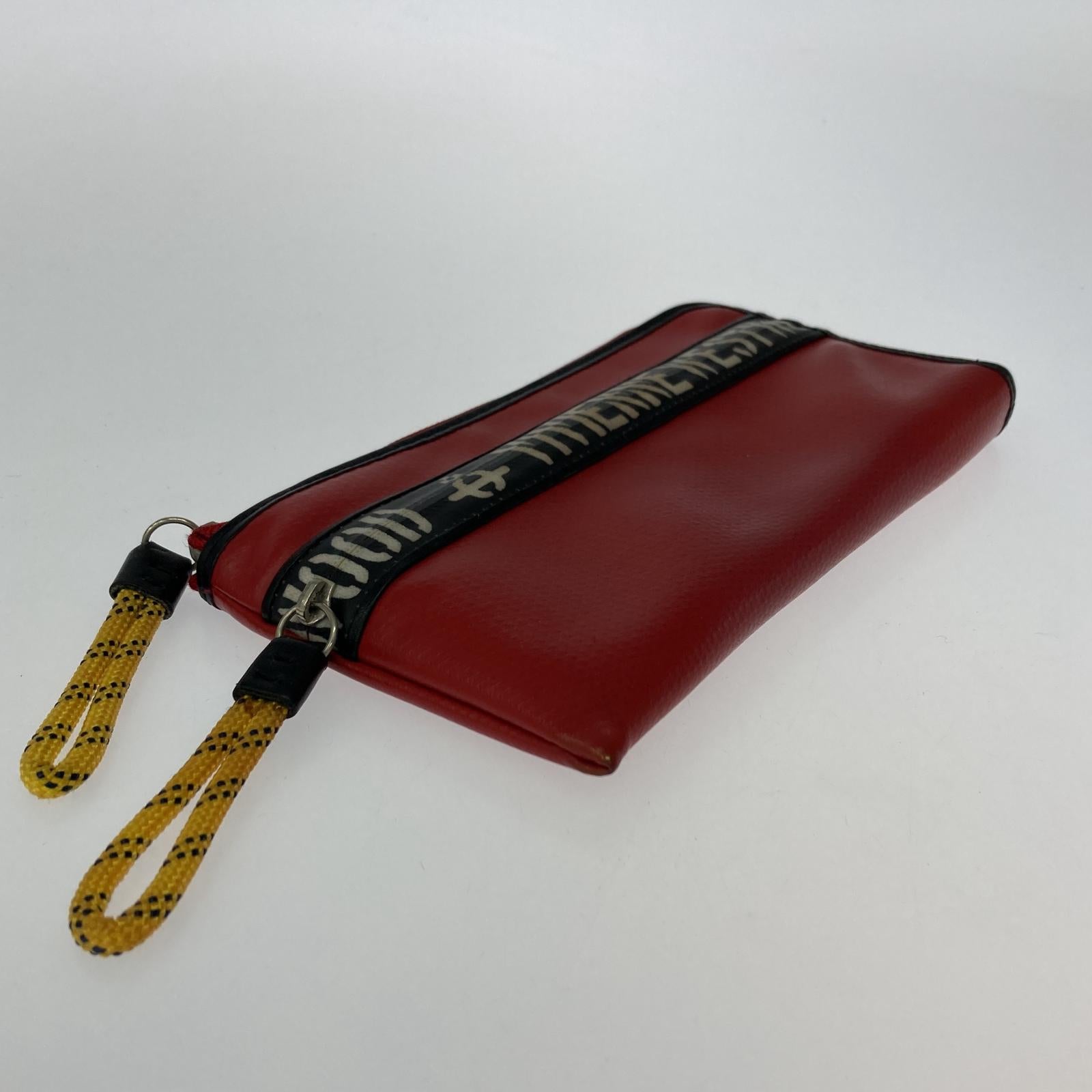 コインケース Vivienne Westwood L字ジップ 長財布 ビニール レッド