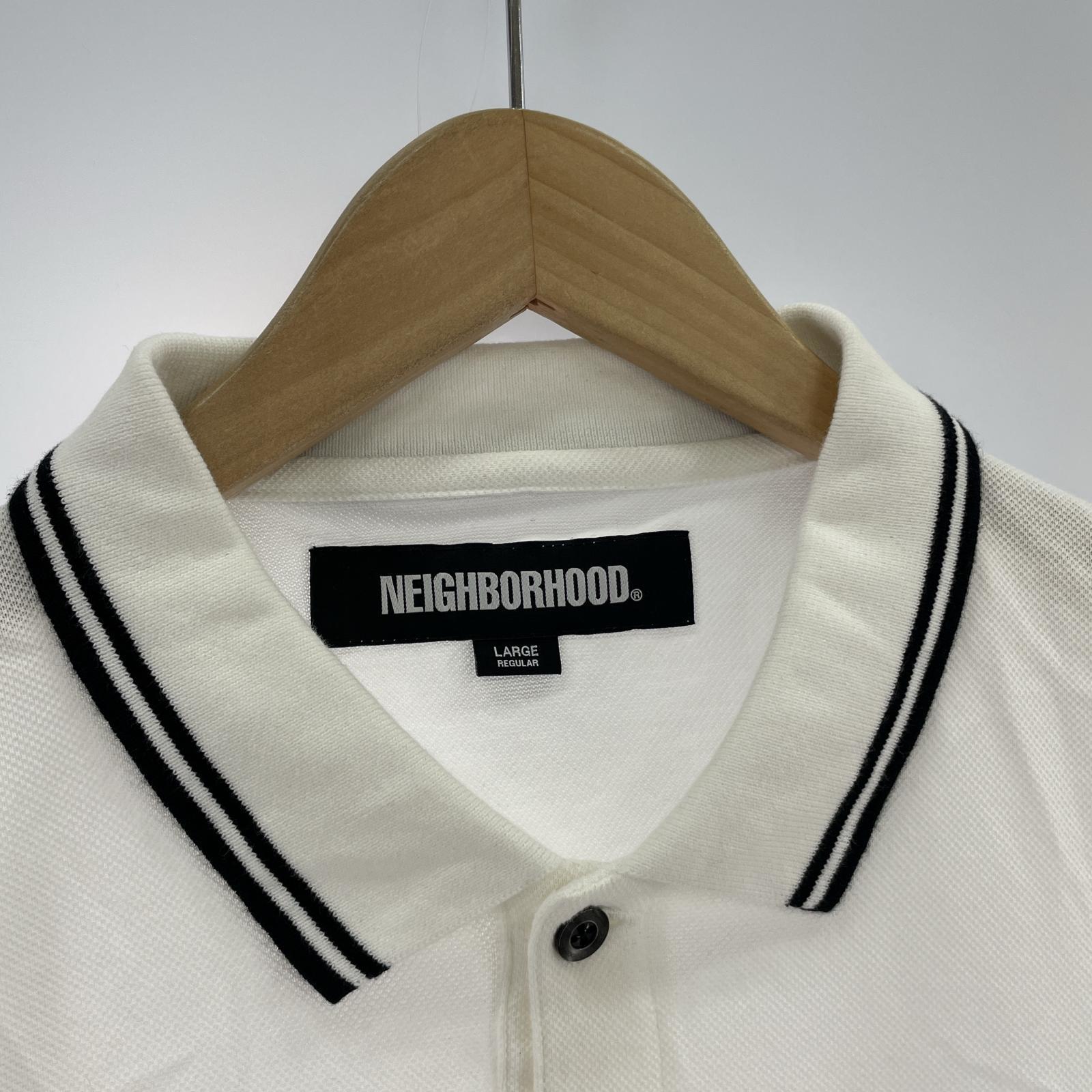 その他トップス NEIGHBORHOOD 24SS PIQUE LINE POLOSHIRT SS WHT L L ホワイト