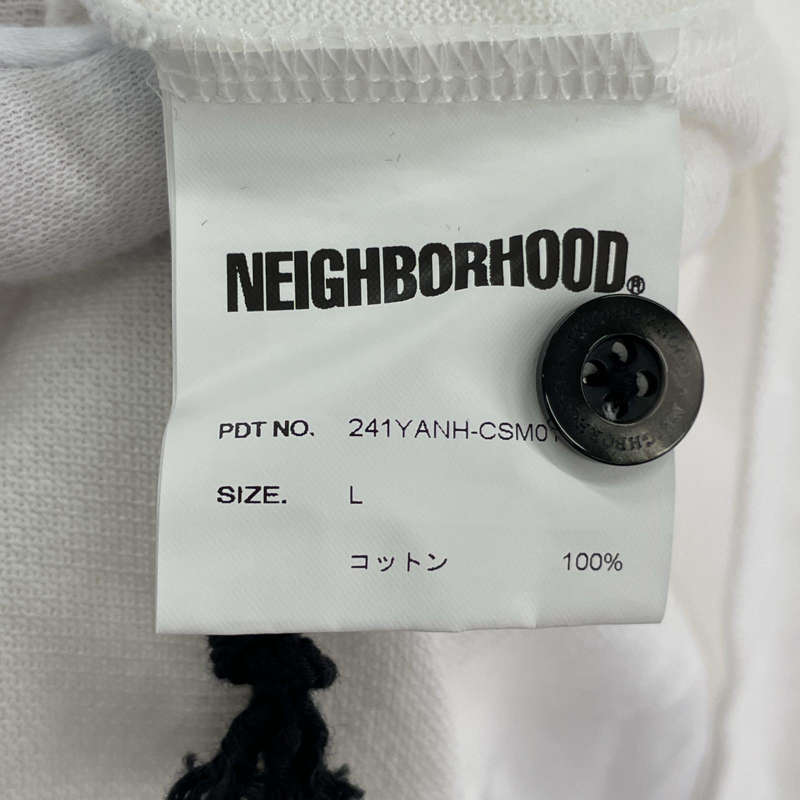 その他トップス NEIGHBORHOOD 24SS PIQUE LINE POLOSHIRT SS WHT L L ホワイト