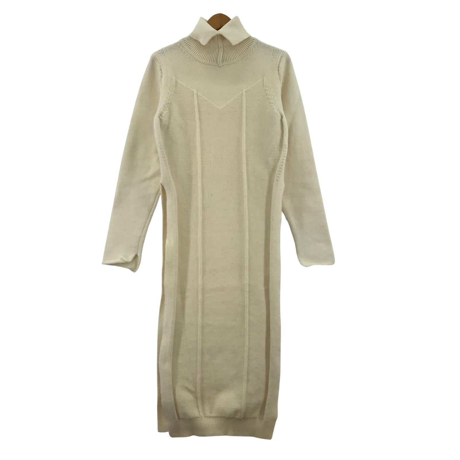 ワンピース TAN SPONDISH TURTLE NECK ONEPIECE タートルネックワンピース F ホワイト ホワイト