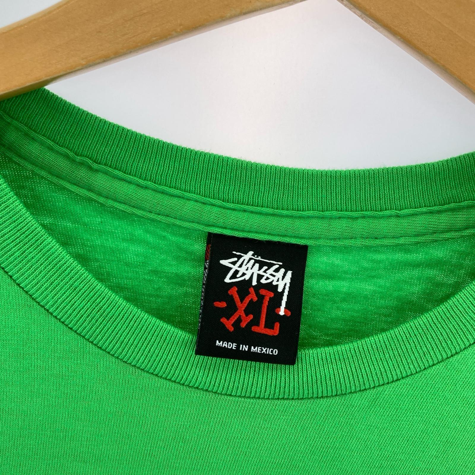 その他トップス STUSSY Raggae Tシャツ グリーン XL