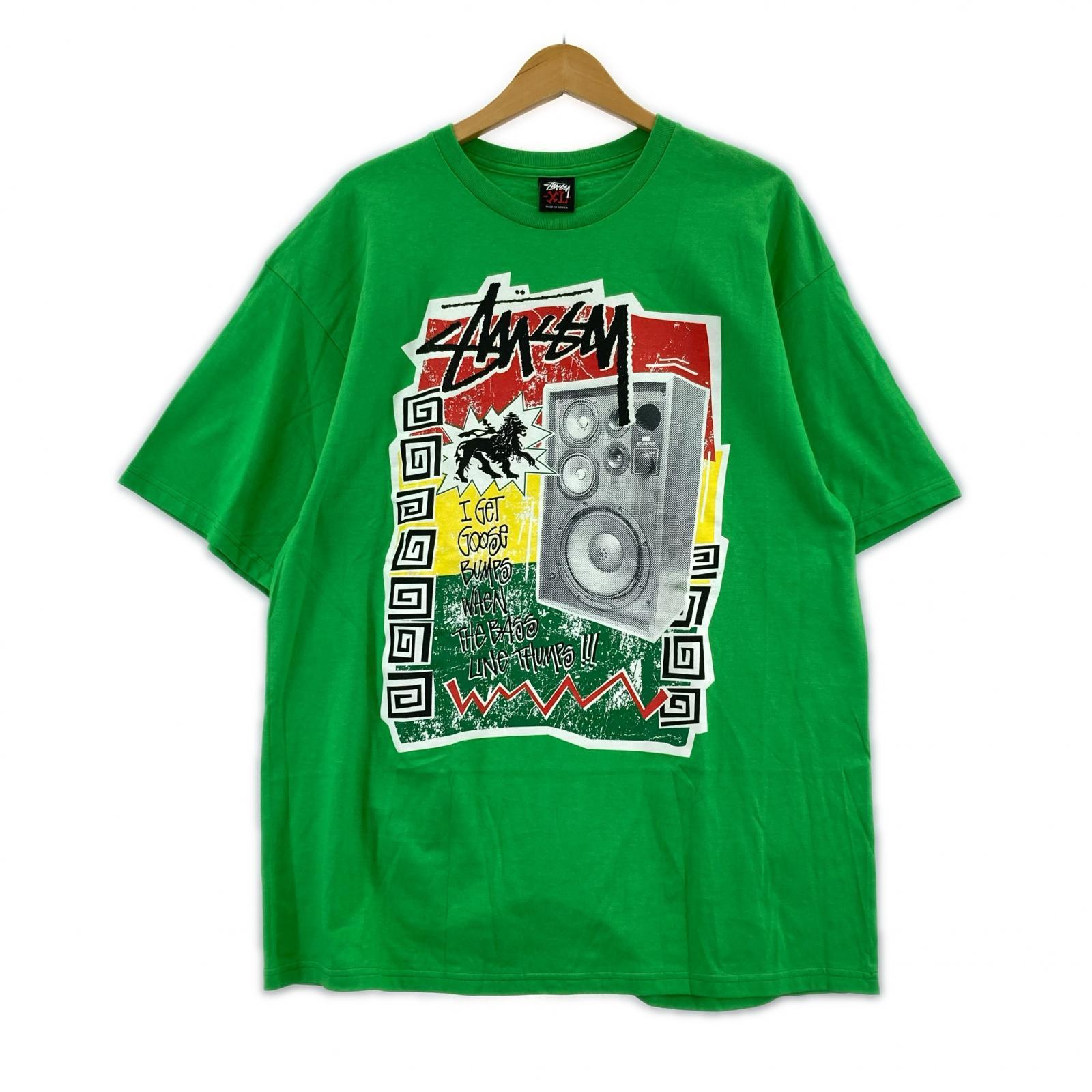その他トップス STUSSY Raggae Tシャツ グリーン XL