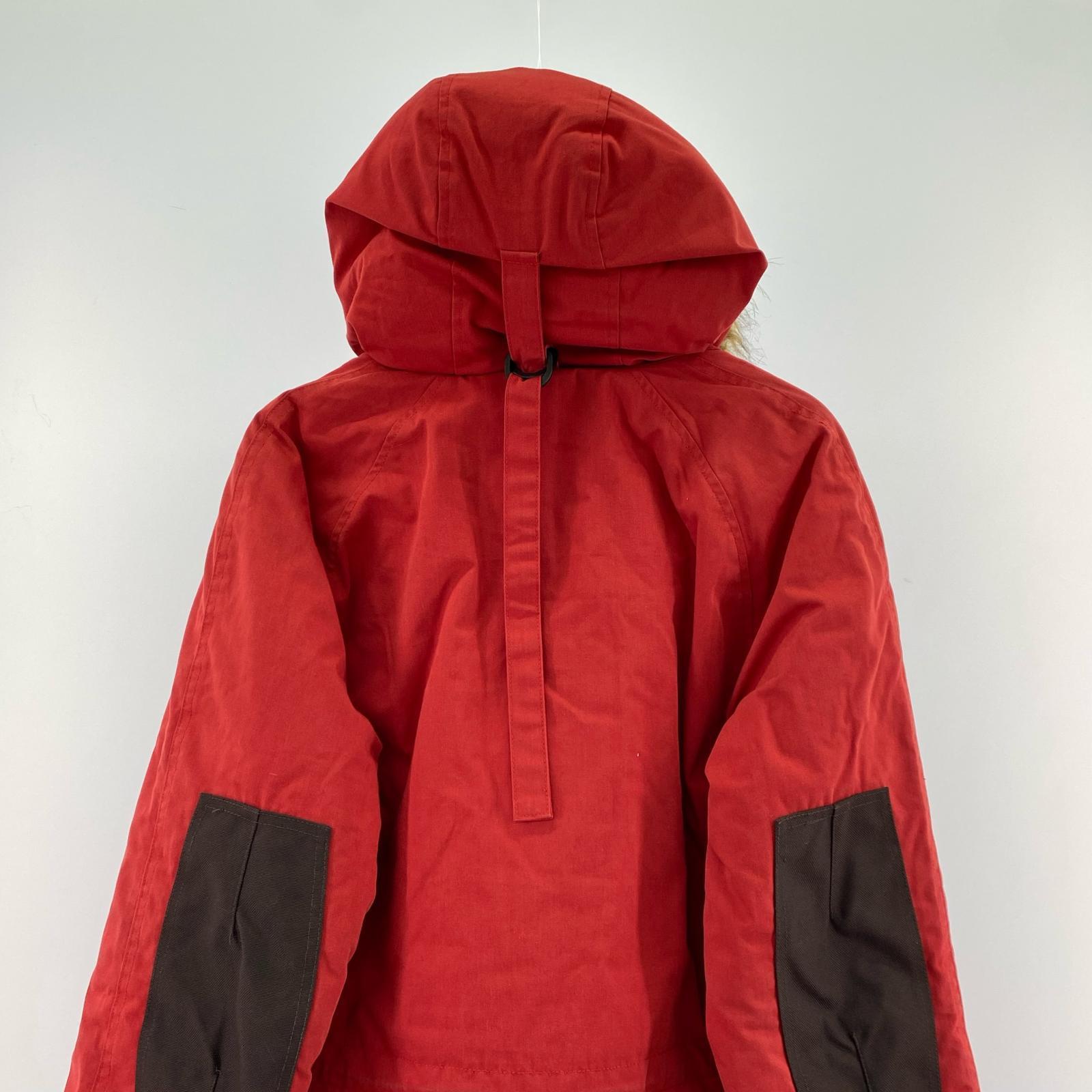 その他アウター Carhartt WIP TRAPPER PARKA エルボーパッチ ファー 中綿ジャケット S 赤 S レッド