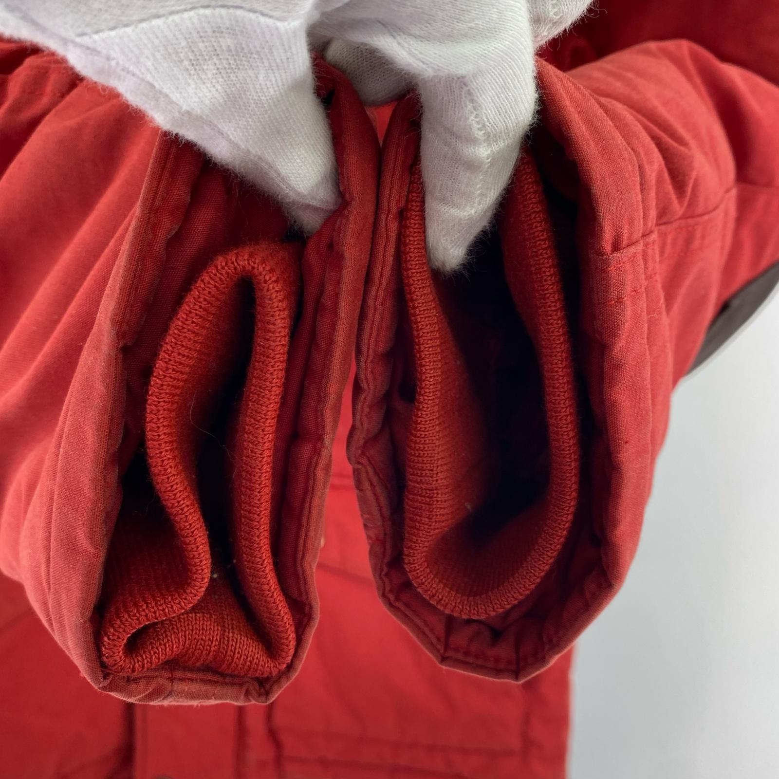 その他アウター Carhartt WIP TRAPPER PARKA エルボーパッチ ファー 中綿ジャケット S 赤 S レッド