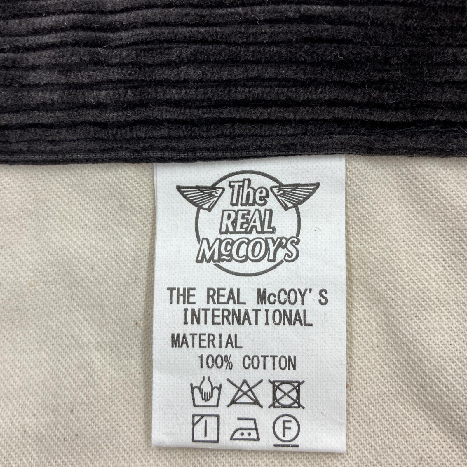 その他ボトムス REAL McCOY’S CORDUROY TROUSERS ブラック