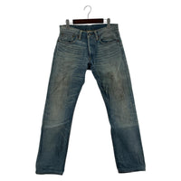 デニムパンツ RRL USA製 SLIM FIT 加工 セルビッジ デニムパンツ (29×32) ブルー