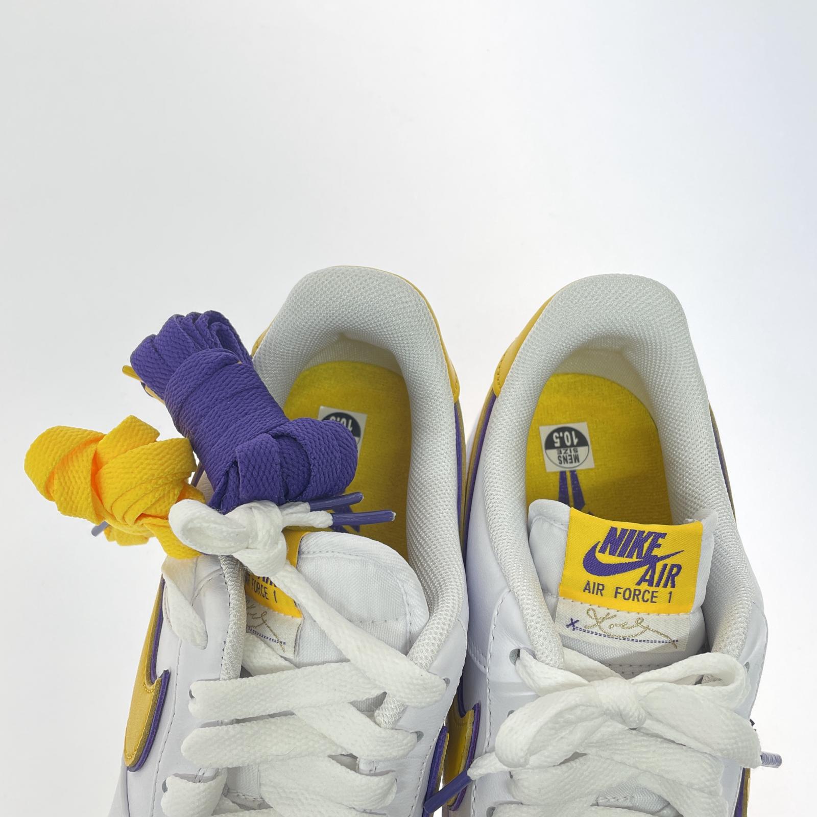スニーカー NIKE×Kobe Bryant AIR FORCE 1 L 28.5cm (US10 1/2 UK10 EU47) ホワイト