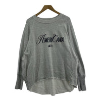 その他トップス Americana for SALON サイドジップ スウェット グレー