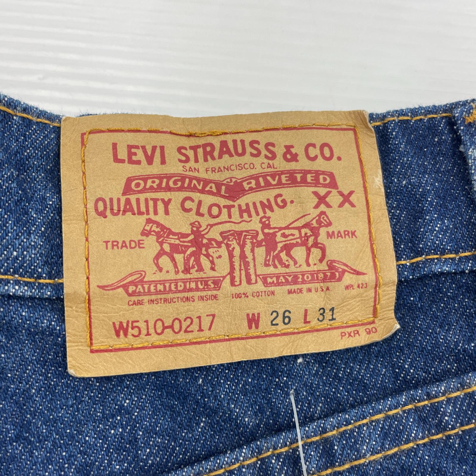 その他ボトムス Levi's W510-0217 デニム (26) ネイビー