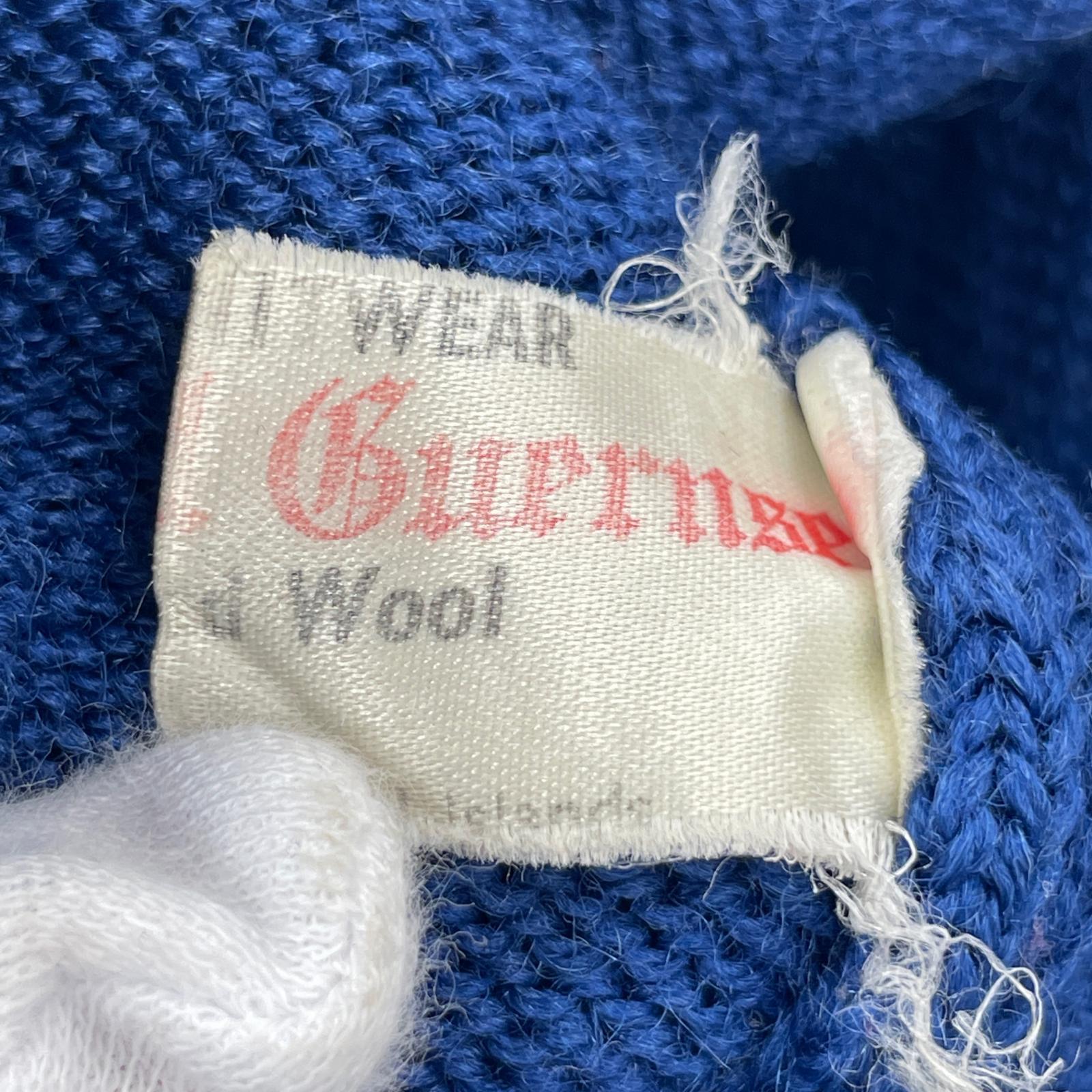 その他トップス 80s頃 Traditional Guernsey ガンシ ブルー