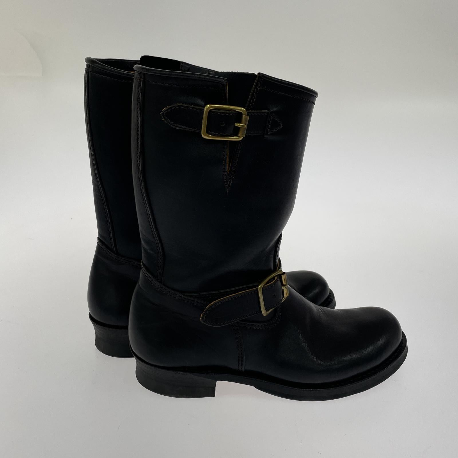 ブーツ Y'2 LEATHER エンジニアブーツ 8 黒
