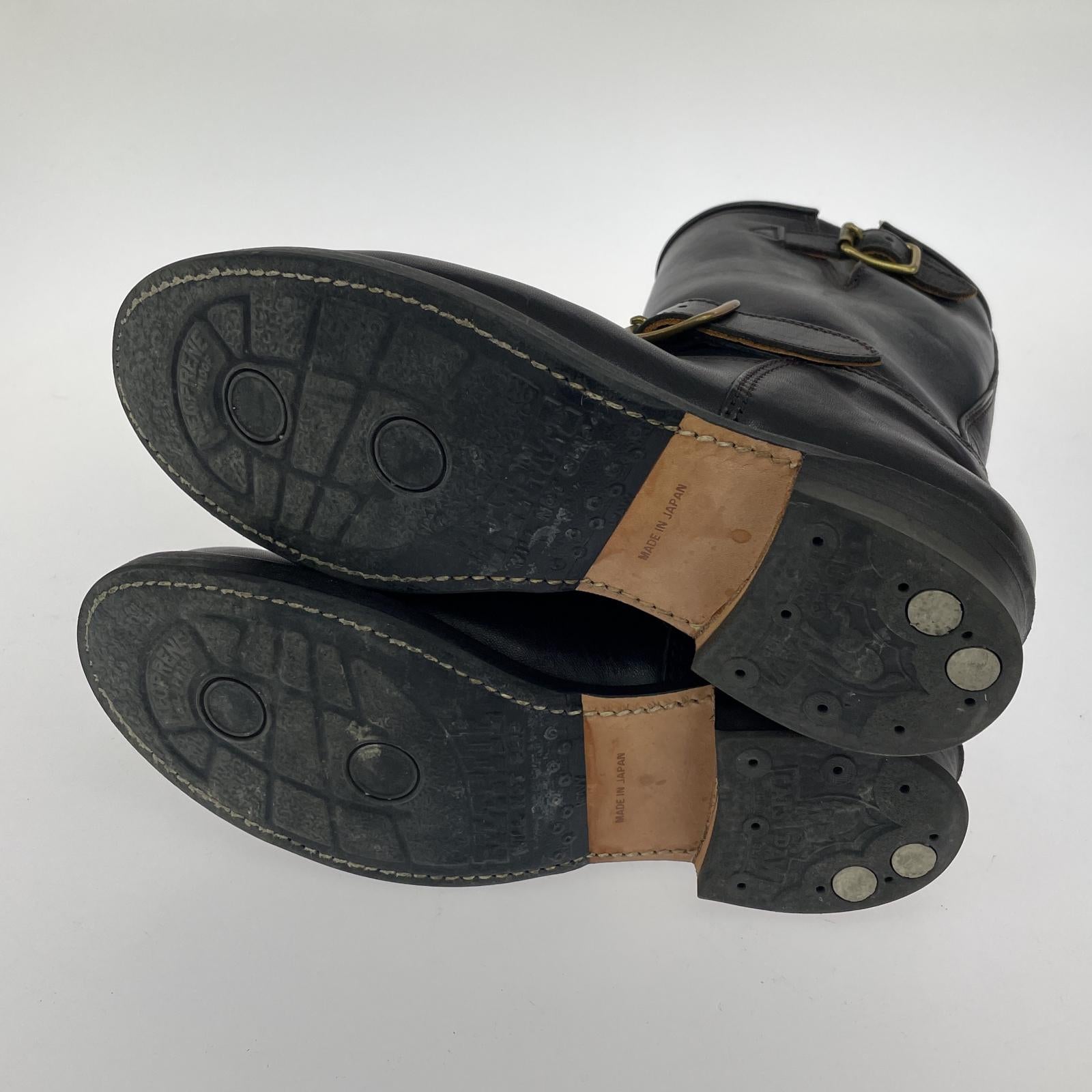 ブーツ Y'2 LEATHER エンジニアブーツ 8 黒