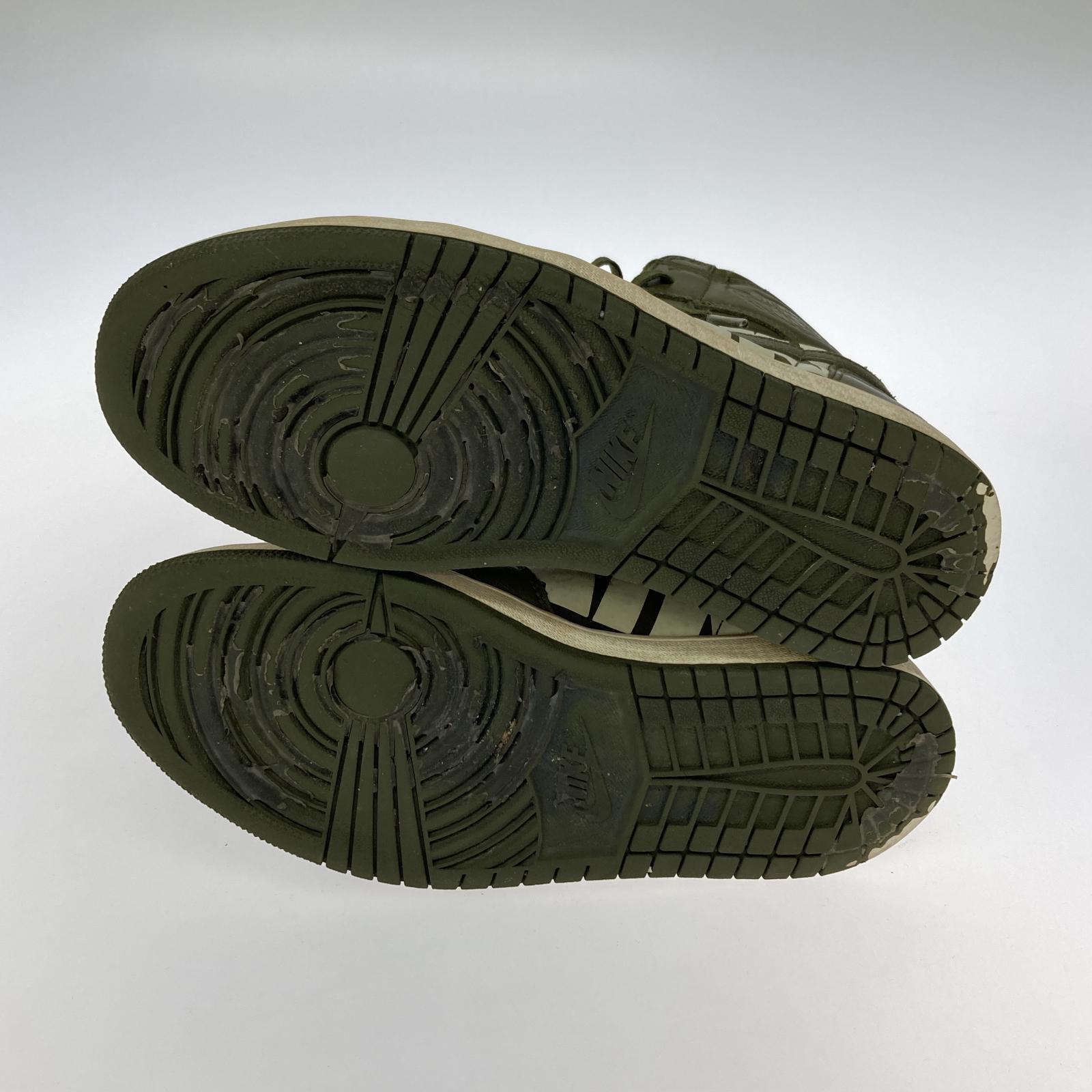 スニーカー NIKE AIR JORDAN 1 RETRO HIGH 2 27.5cm (US9 1/2 UK9 EU45) カーキ