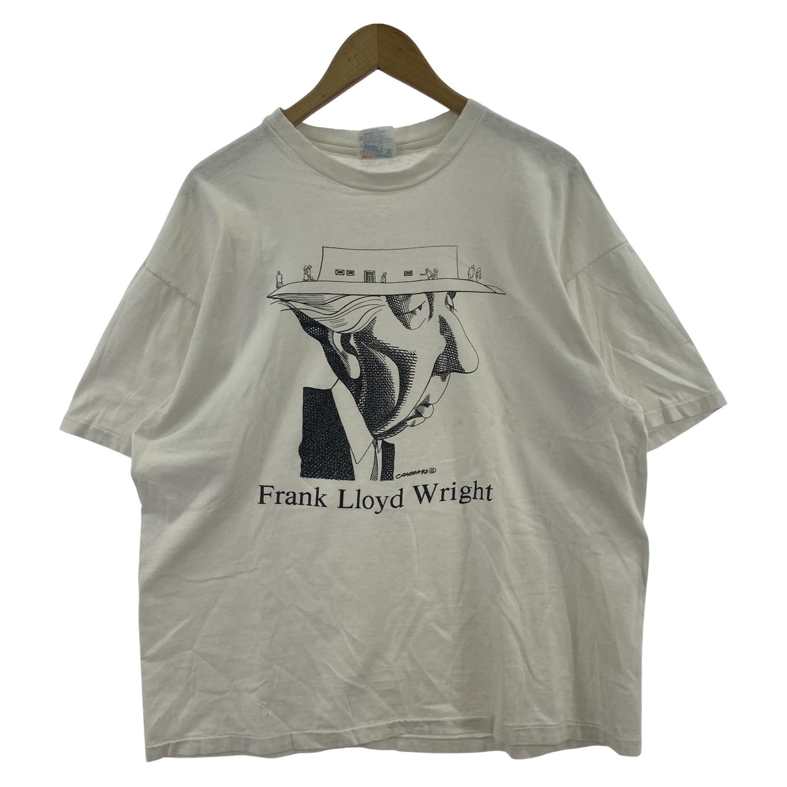 その他トップス 90s Frank Lloyd Wright Art Tee (XL) ホワイト