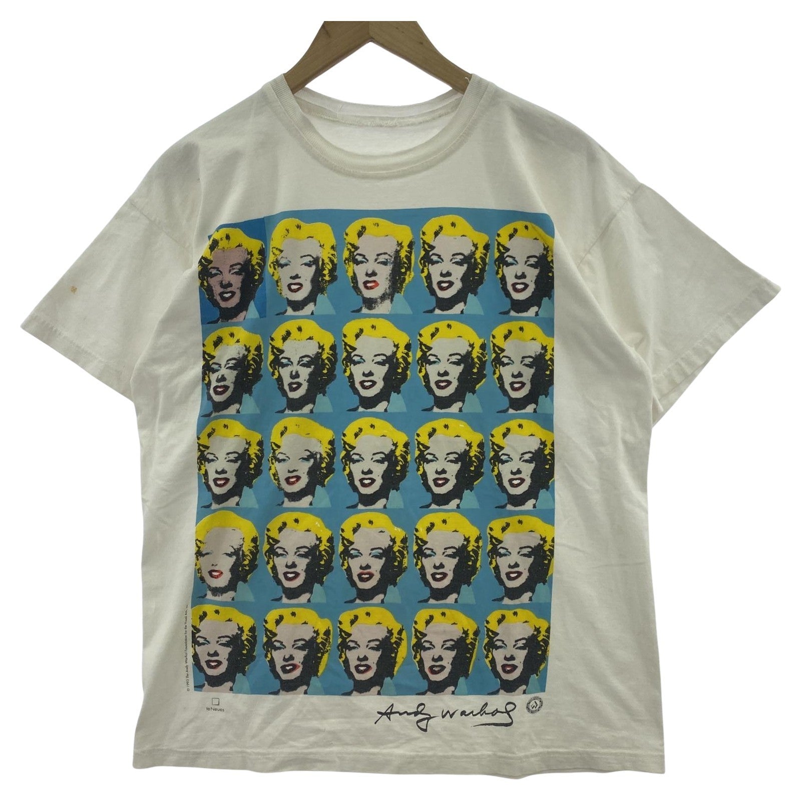 その他トップス Andy Warhol 90s マリリンモンロー アートTee ホワイト