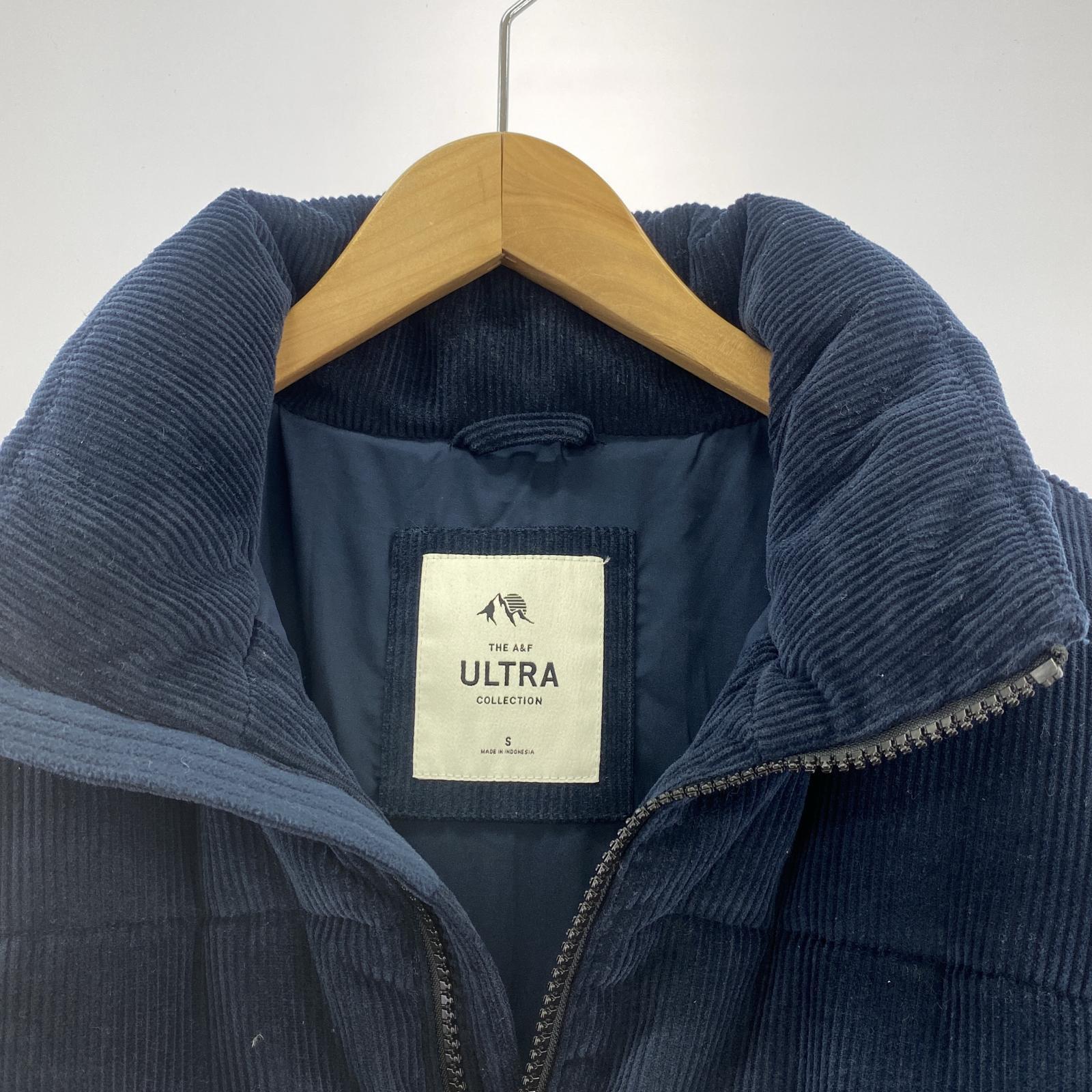 その他アウター Abercrombie&Fitch ULTRA コーデュロイダウンジャケット ネイビー (S) S ネイビー