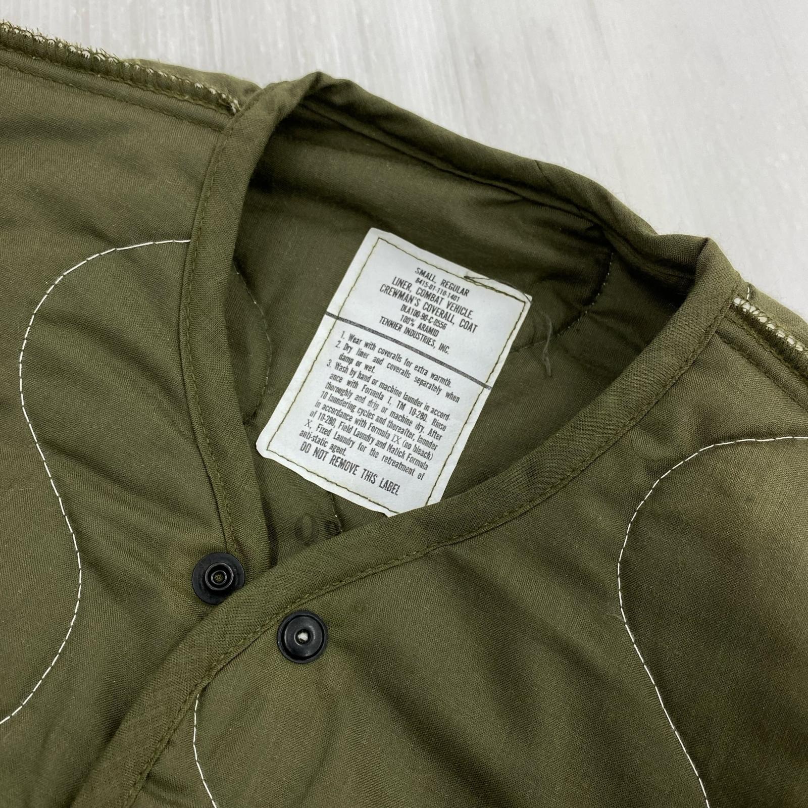 その他アウター 90s us.army tankers liner jack S カーキ