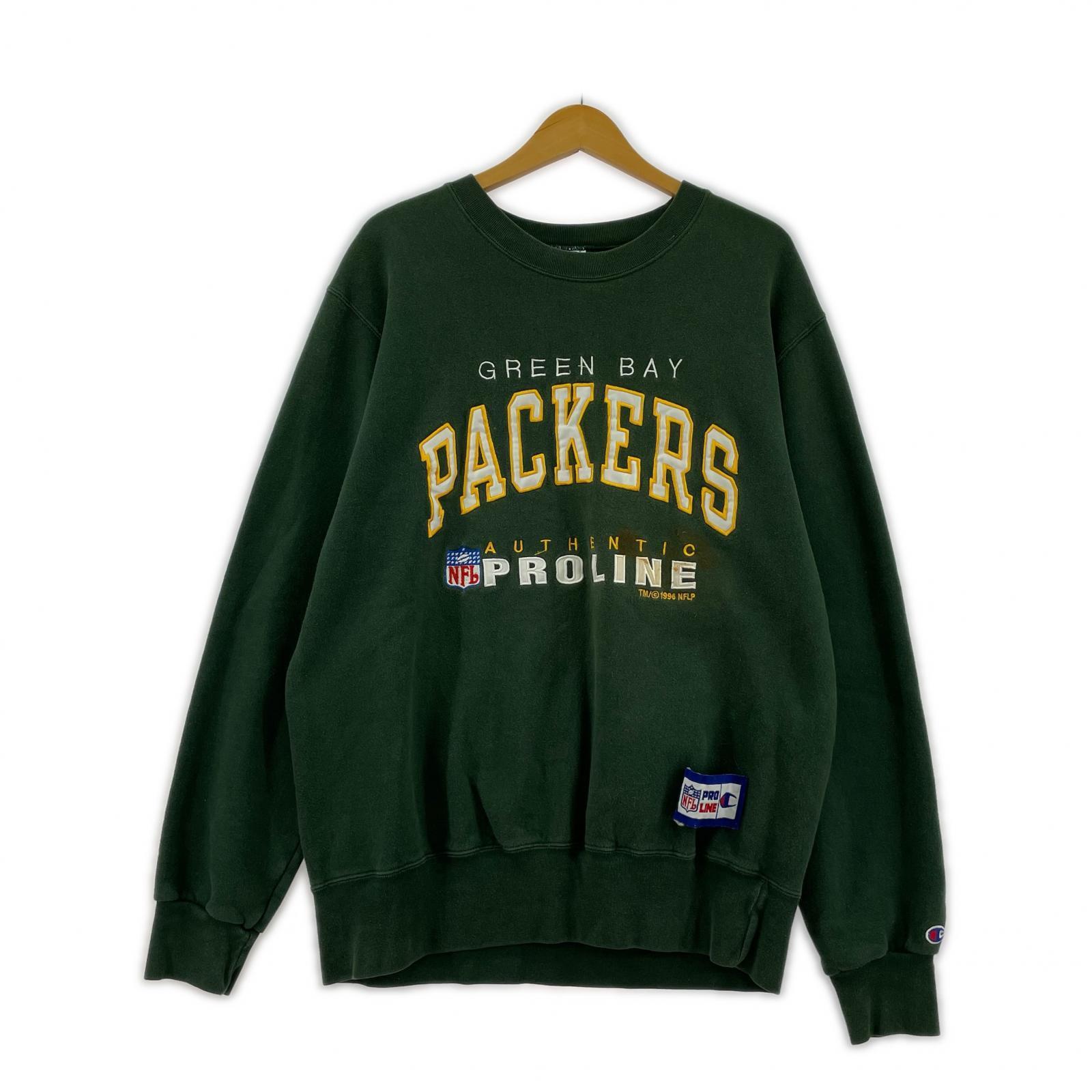 その他トップス Champion 90s NFL スウェット グリーン (L)