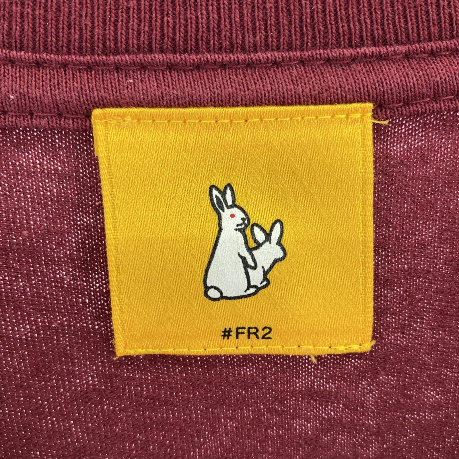 その他トップス FR2 L/Sファイヤーパターン カットソー レッド レッド