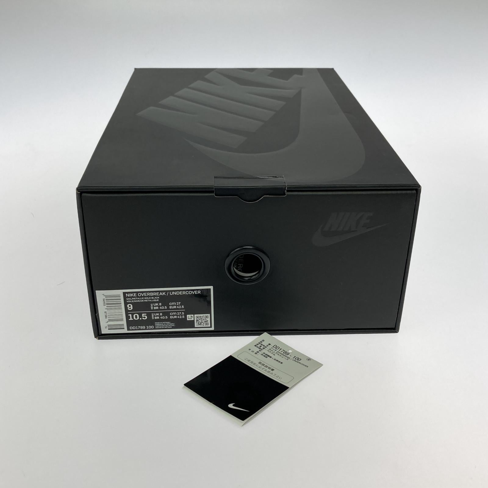 スニーカー NIKE×UNDERCOVER OVERBREAK 27.0cm 27cm (US9 UK8 1/2 EU44)