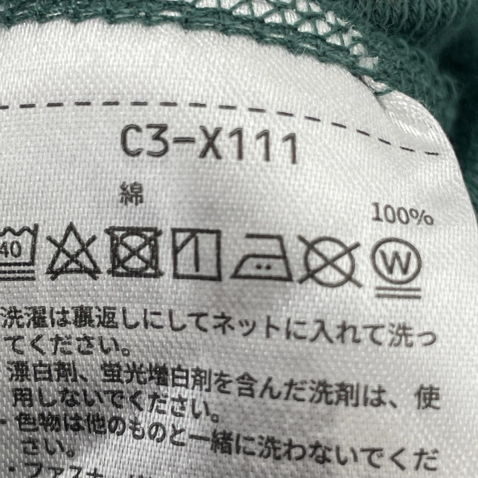 その他トップス Champion REVERSE WEAVE カレッジプリント POパーカー グリーン (L) L グリーン