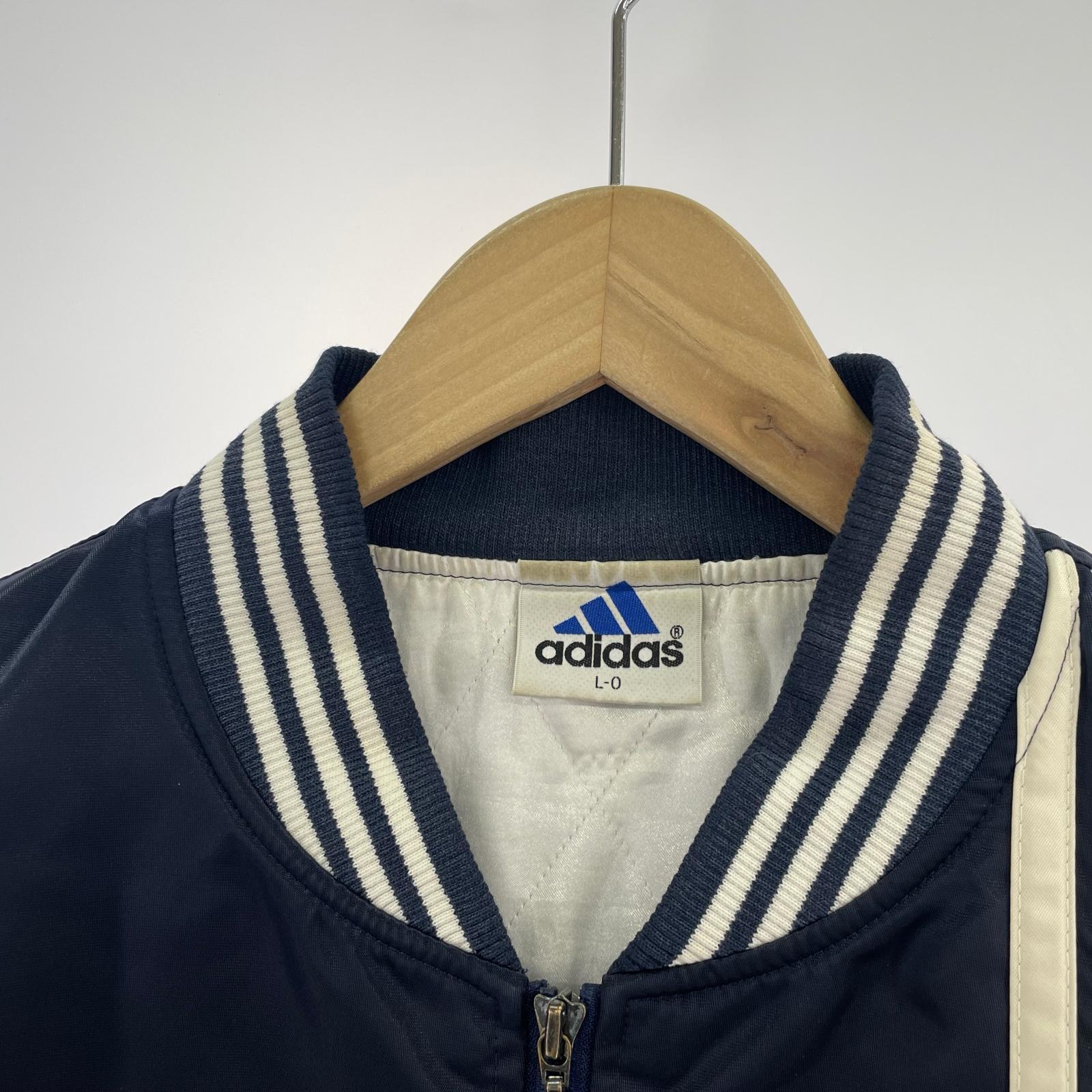 その他アウター adidas 90s デサント期 スタジャン 紺 L L