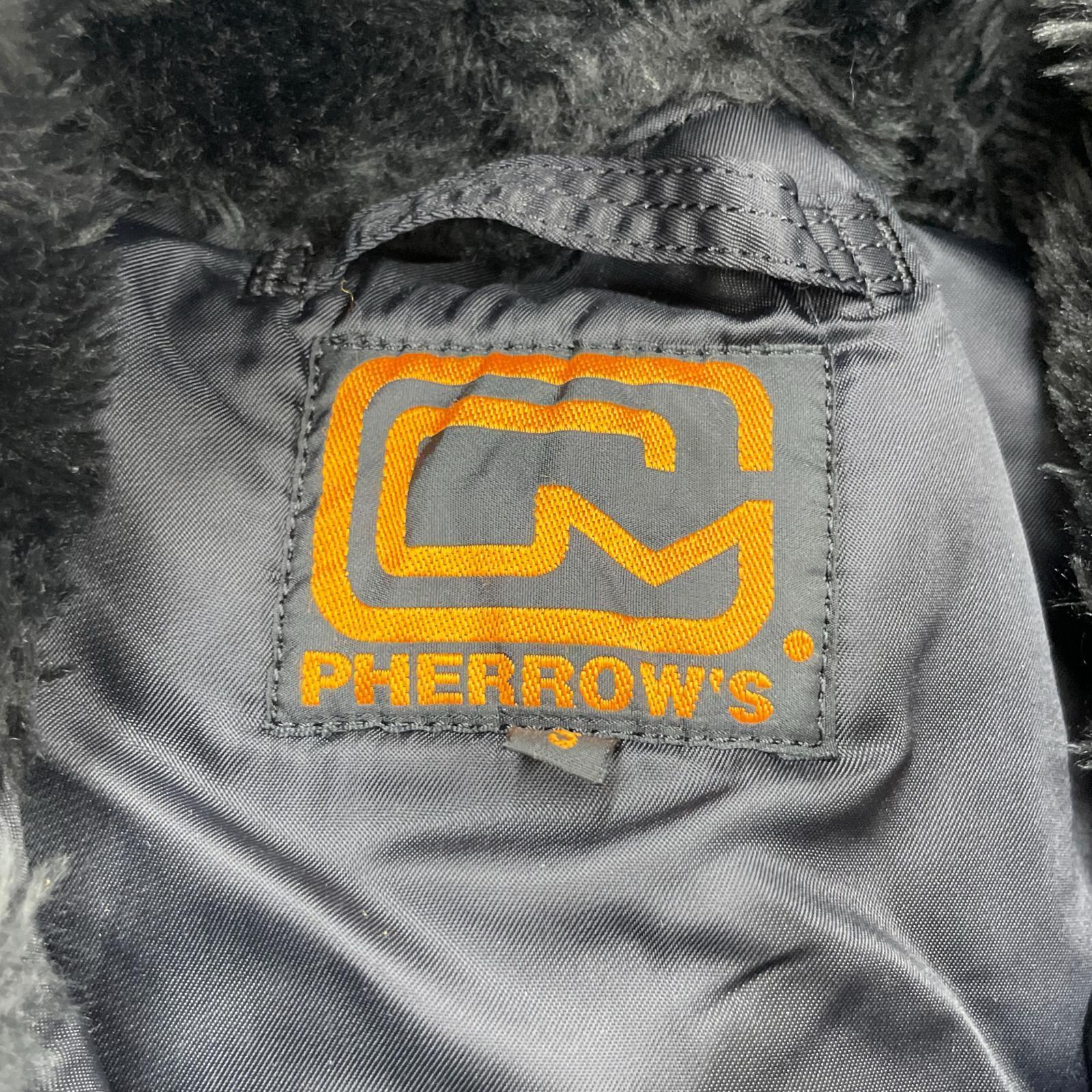 その他アウター Pherrow's N-3Bジャケット/黒/S S ブラック