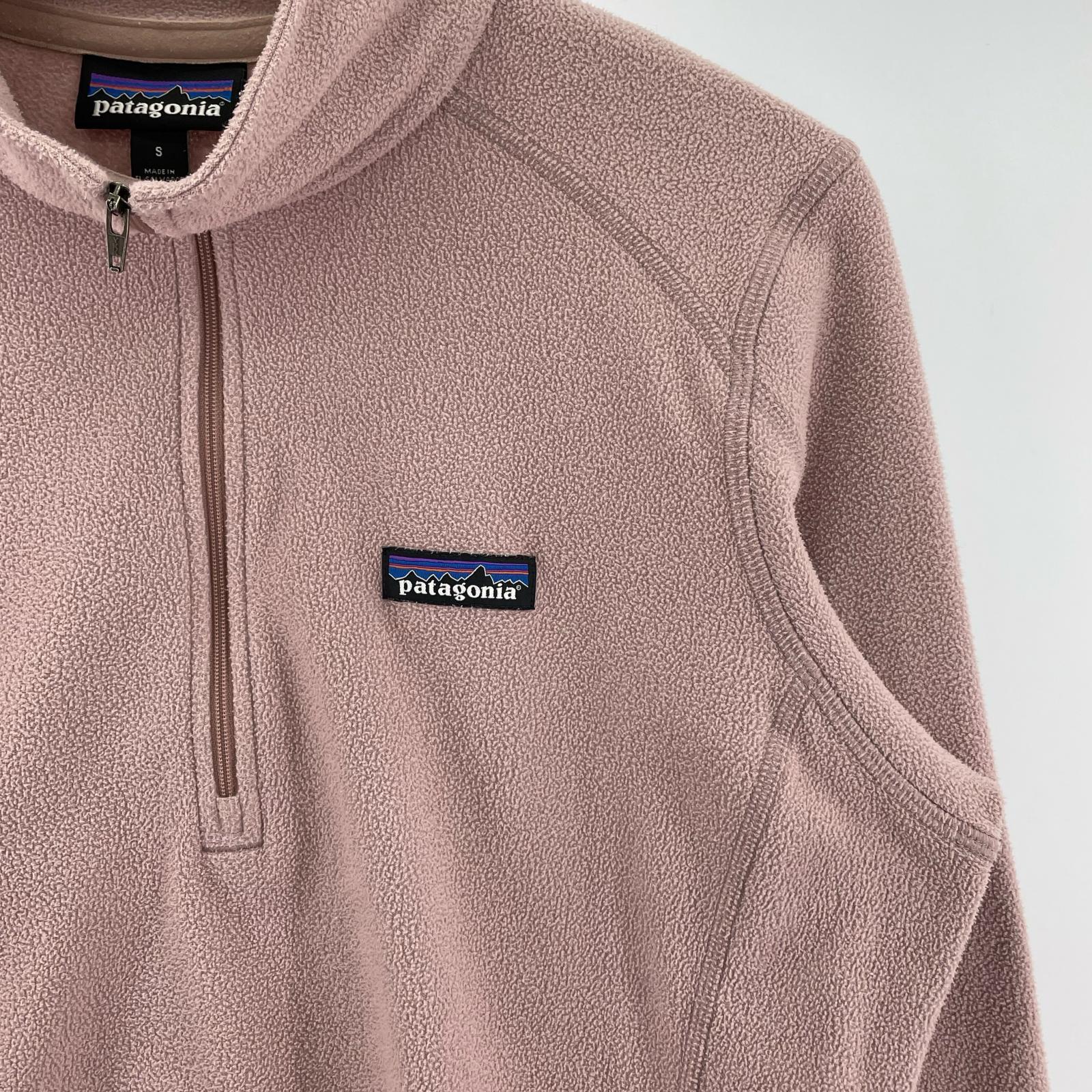 その他トップス patagonia ハーフジップフリース/ピンク/S S ピンク