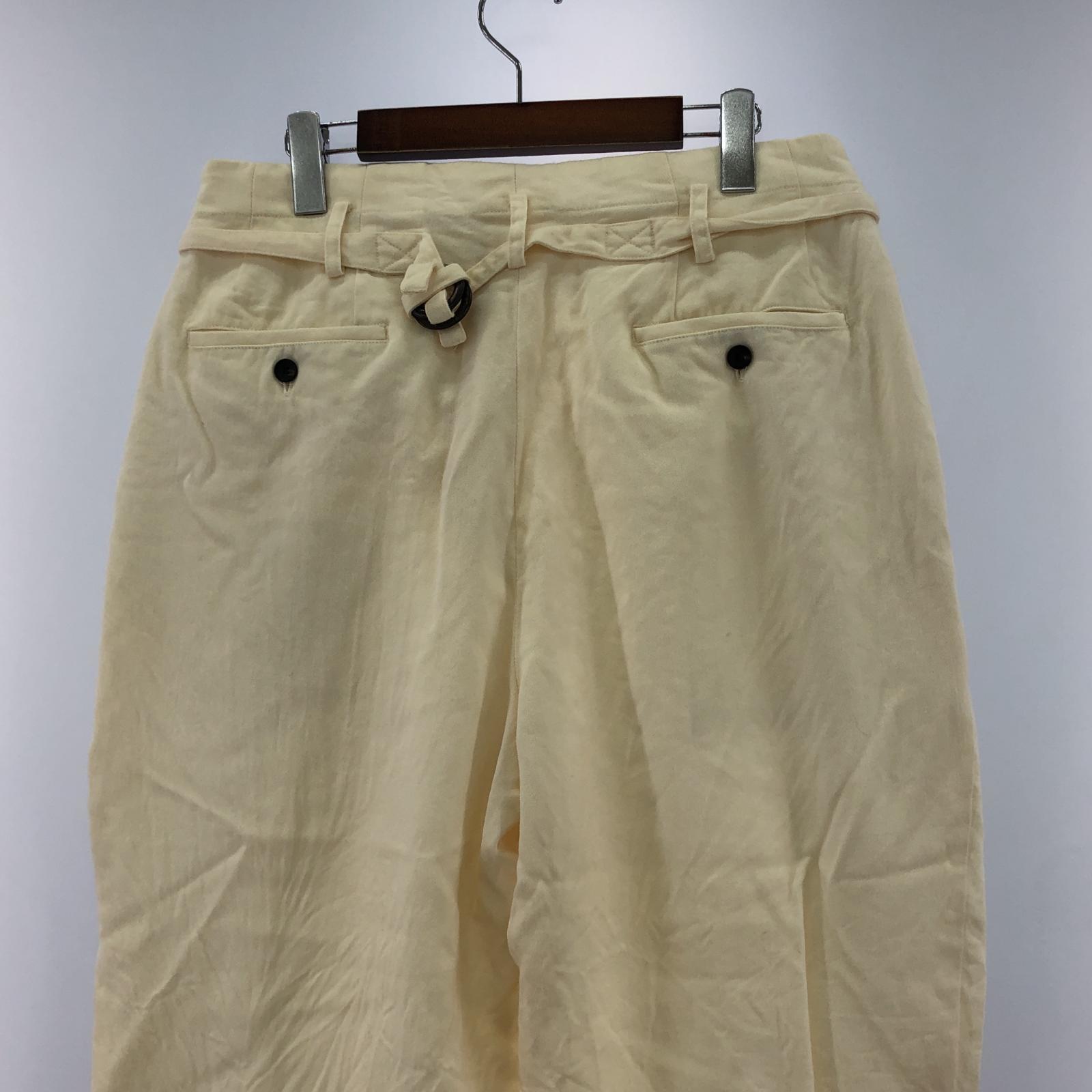 その他ボトムス SOSHIOTSUKI 20SS OFFICER TROUSERS アイボリー (44)S20SSPT02W