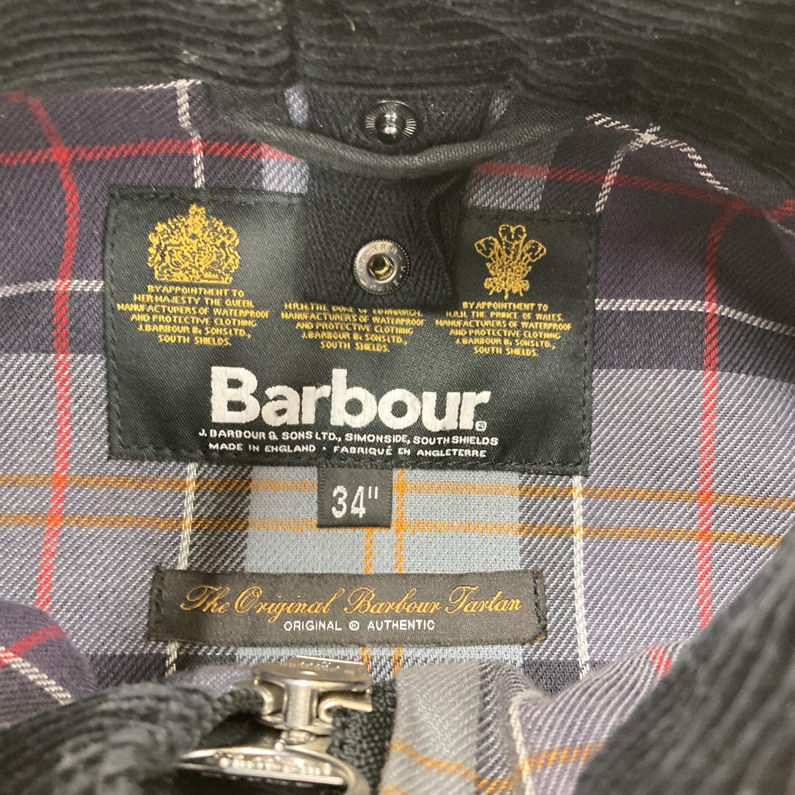 その他アウター Barbour インターナショル オイルドジャケット 黒 34 ブラック