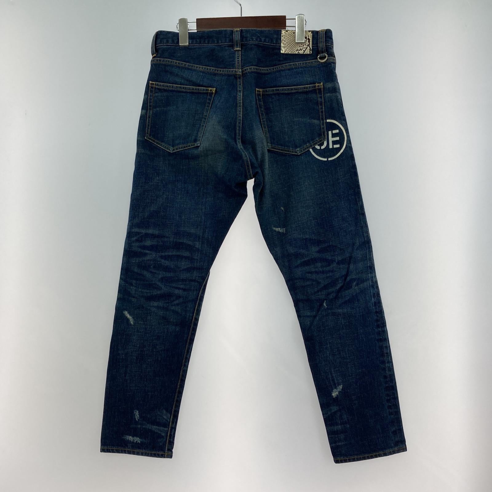 その他ボトムス uniform experiment ダメージ加工デニ 1 ネイビー
