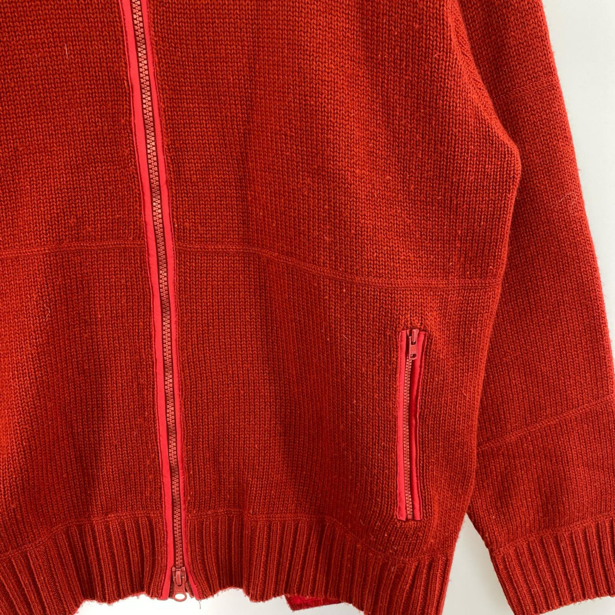 その他アウター STUSSY/90S/紺タグ/ドライバーズニット/L/RED L レッド