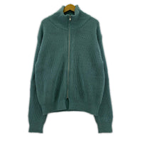 その他アウター ALLEGE Rib Zip Knit Blouson ド 4 グリーン
