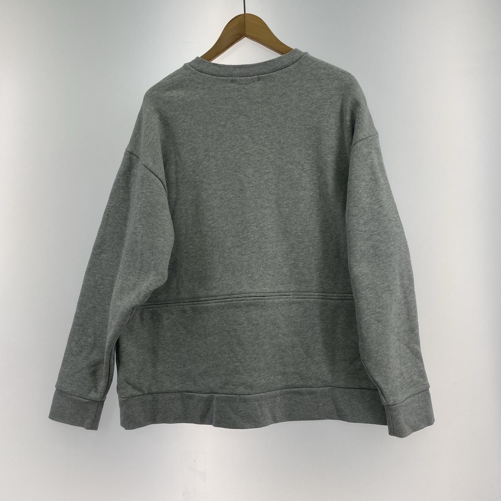 その他トップス MAISON SPECIAL 2way Vibe Crew Neck Sweat M グレー