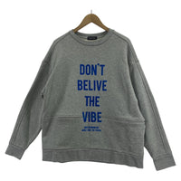 その他トップス MAISON SPECIAL 2way Vibe Crew Neck Sweat M グレー