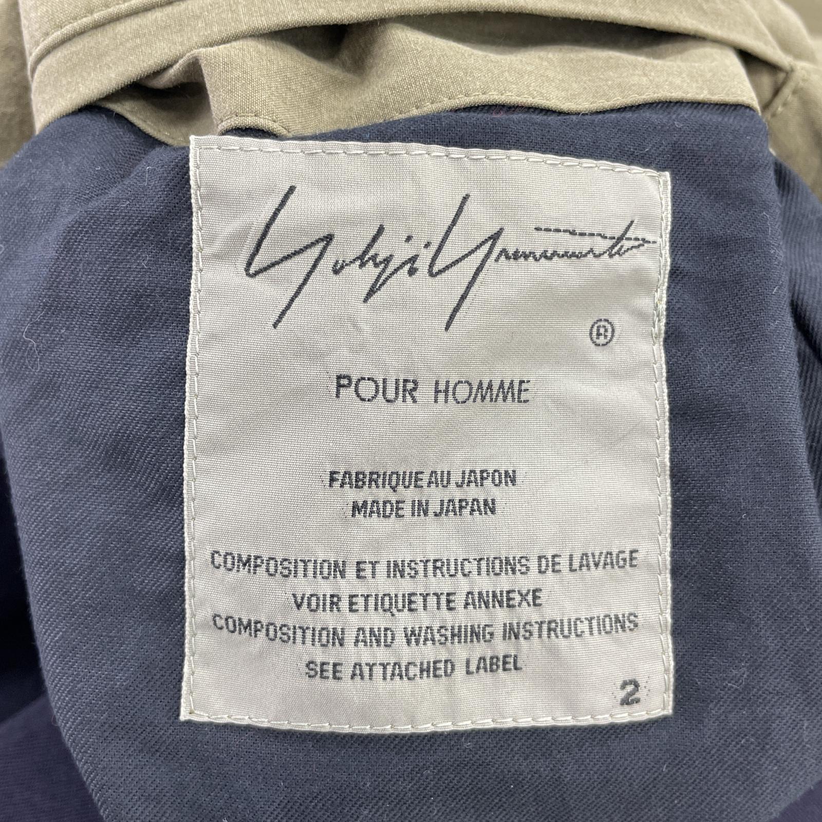 その他アウター Yohji Yamamoto POUR HOMME アシンメ 2 ネイビー