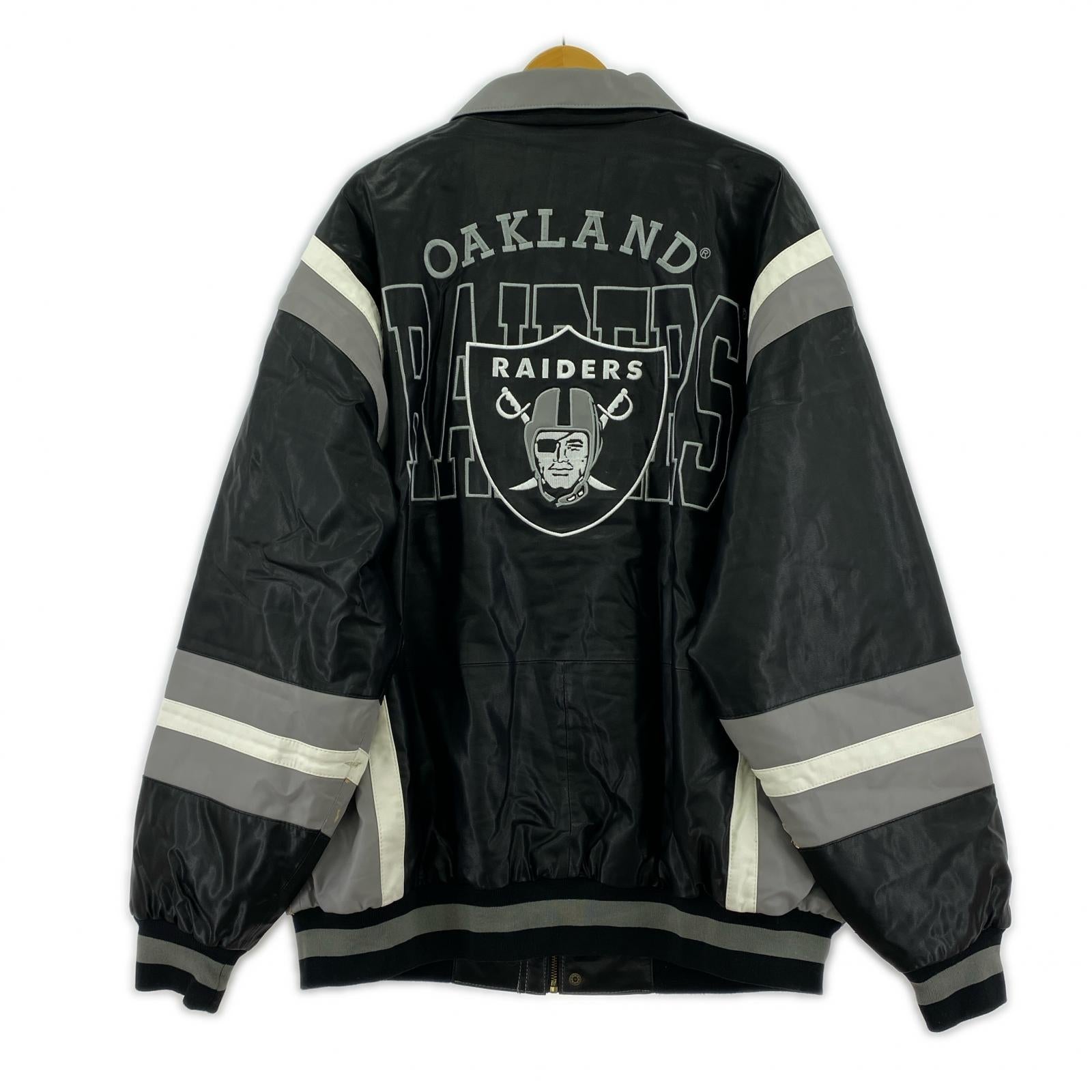 その他アウター NFL RAIDERS ジャケット (3XL) 黒灰