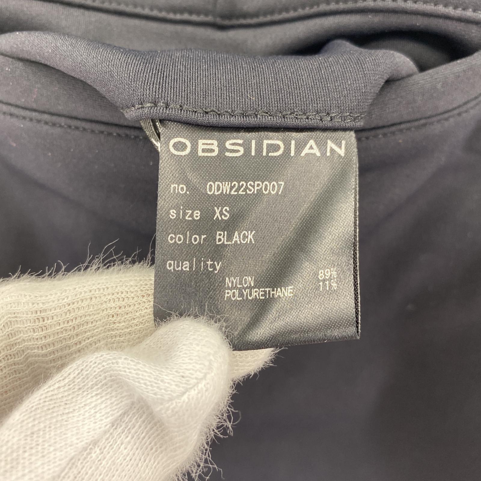 その他ボトムス OBSIDIAN サイドジップパンツ ブラック (XS) ブラック