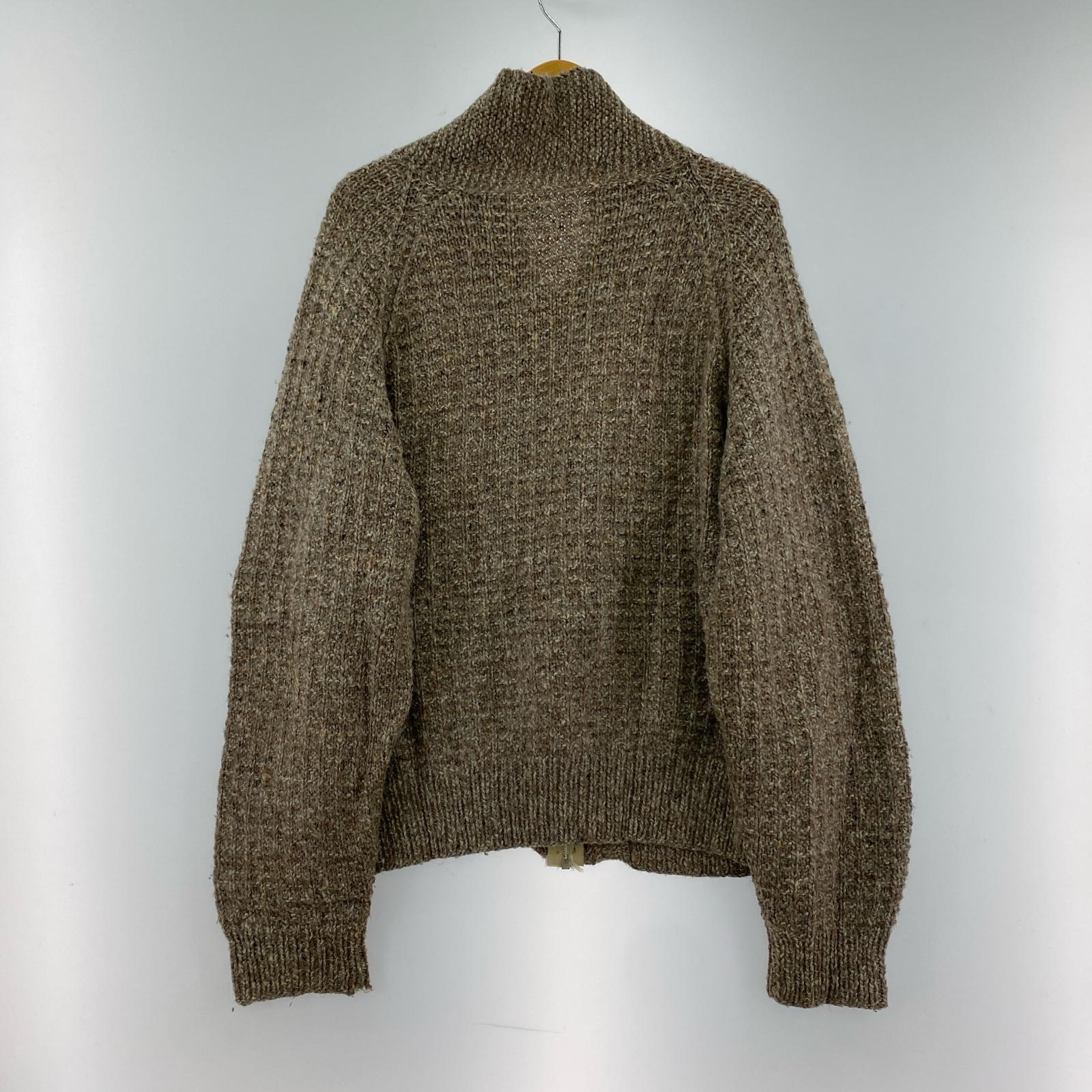 その他アウター VINTAGE ショールカラー ジップアップニットジ