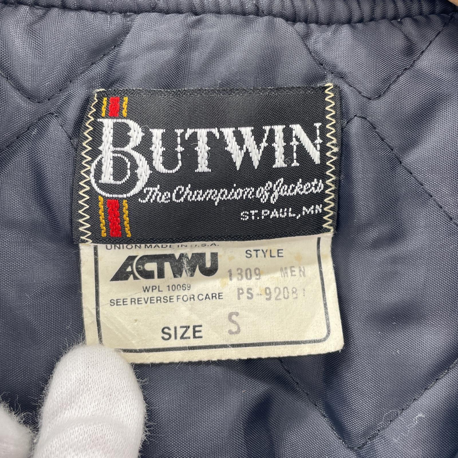 その他アウター BUTWIN 80s USA製 スタジャン 青 (S) S ブルー
