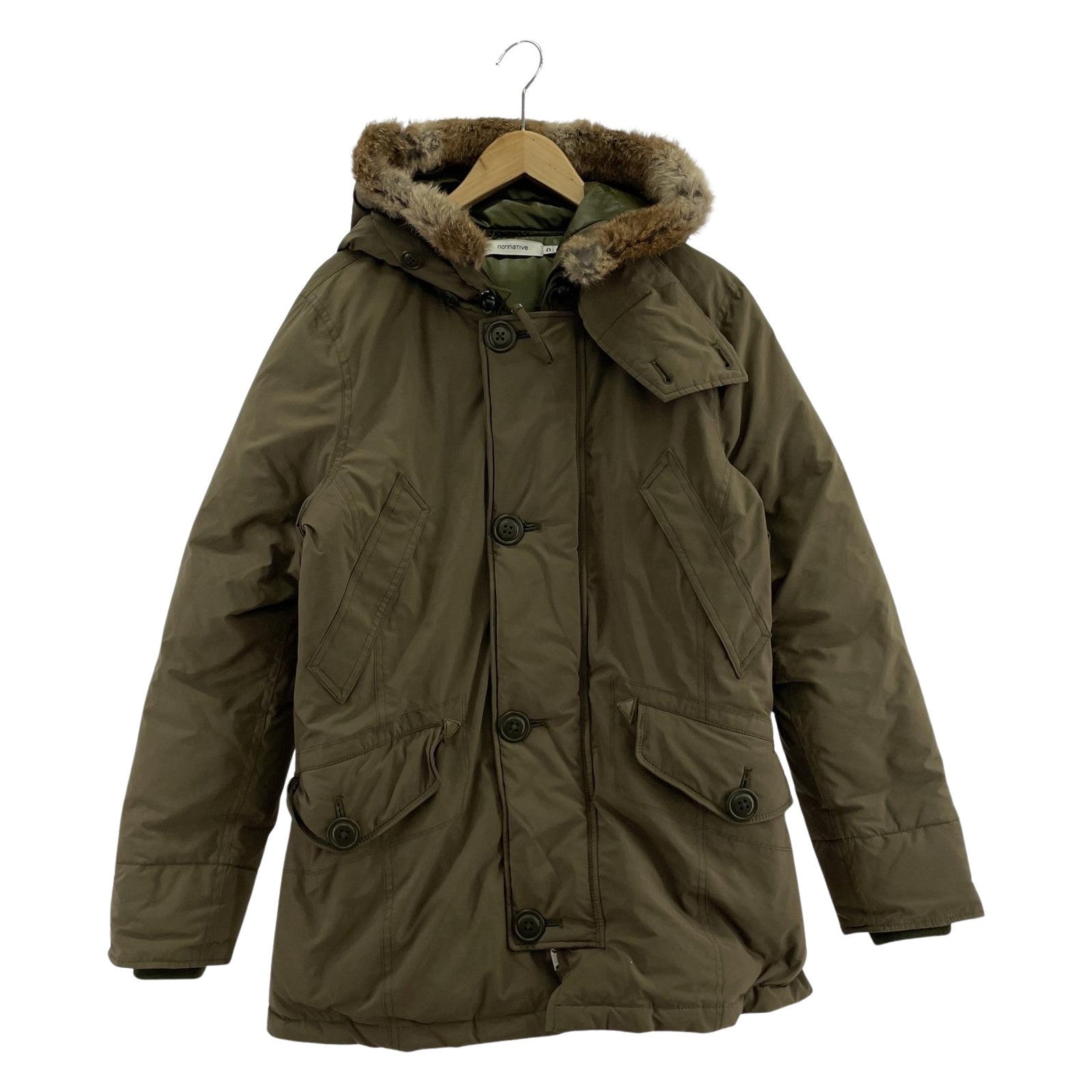 その他アウター nonnative EXPLORER HOODED DOWN JACKET 0 0 グリーン