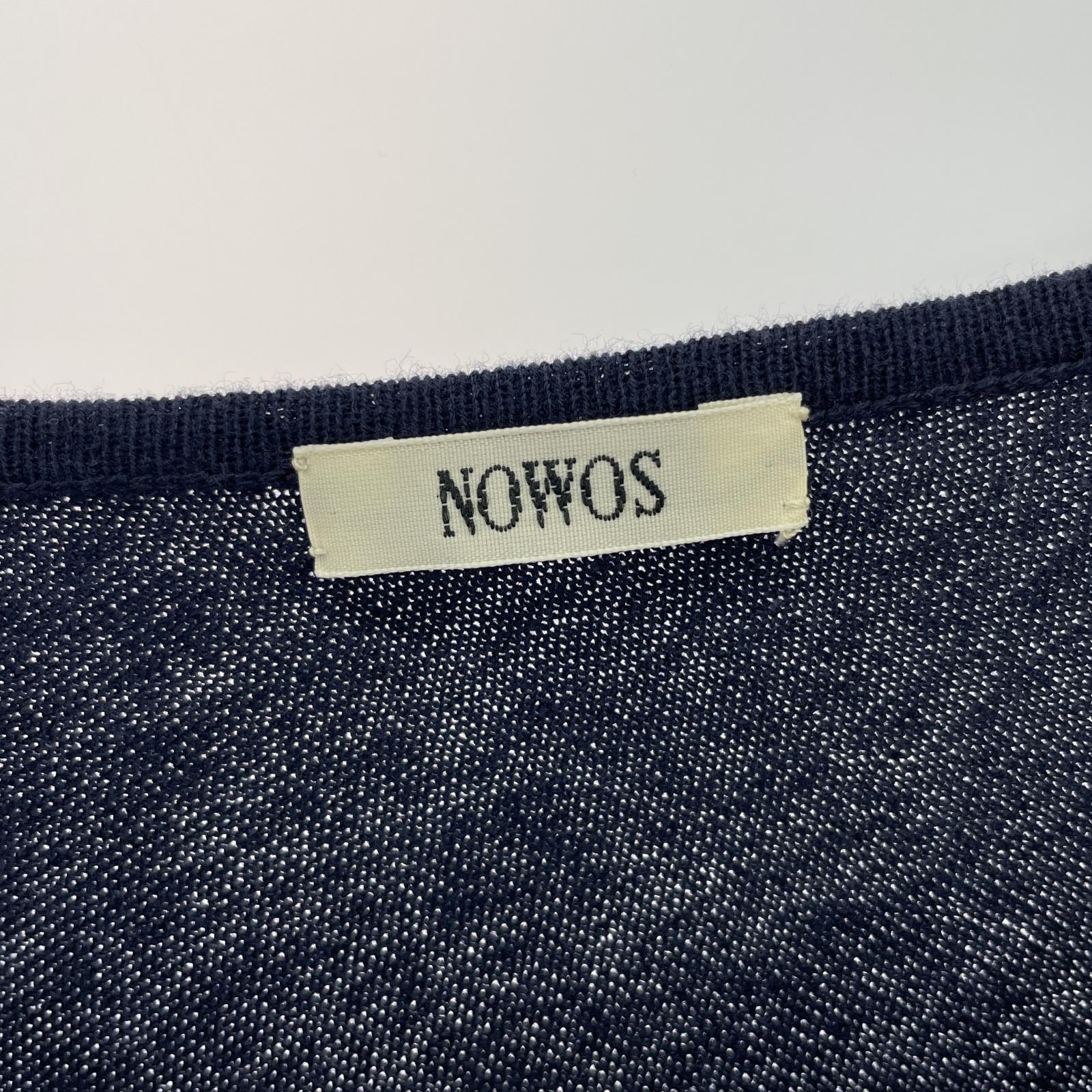 その他トップス NOWOS/フリンジポンチョ/NVY ネイビー
