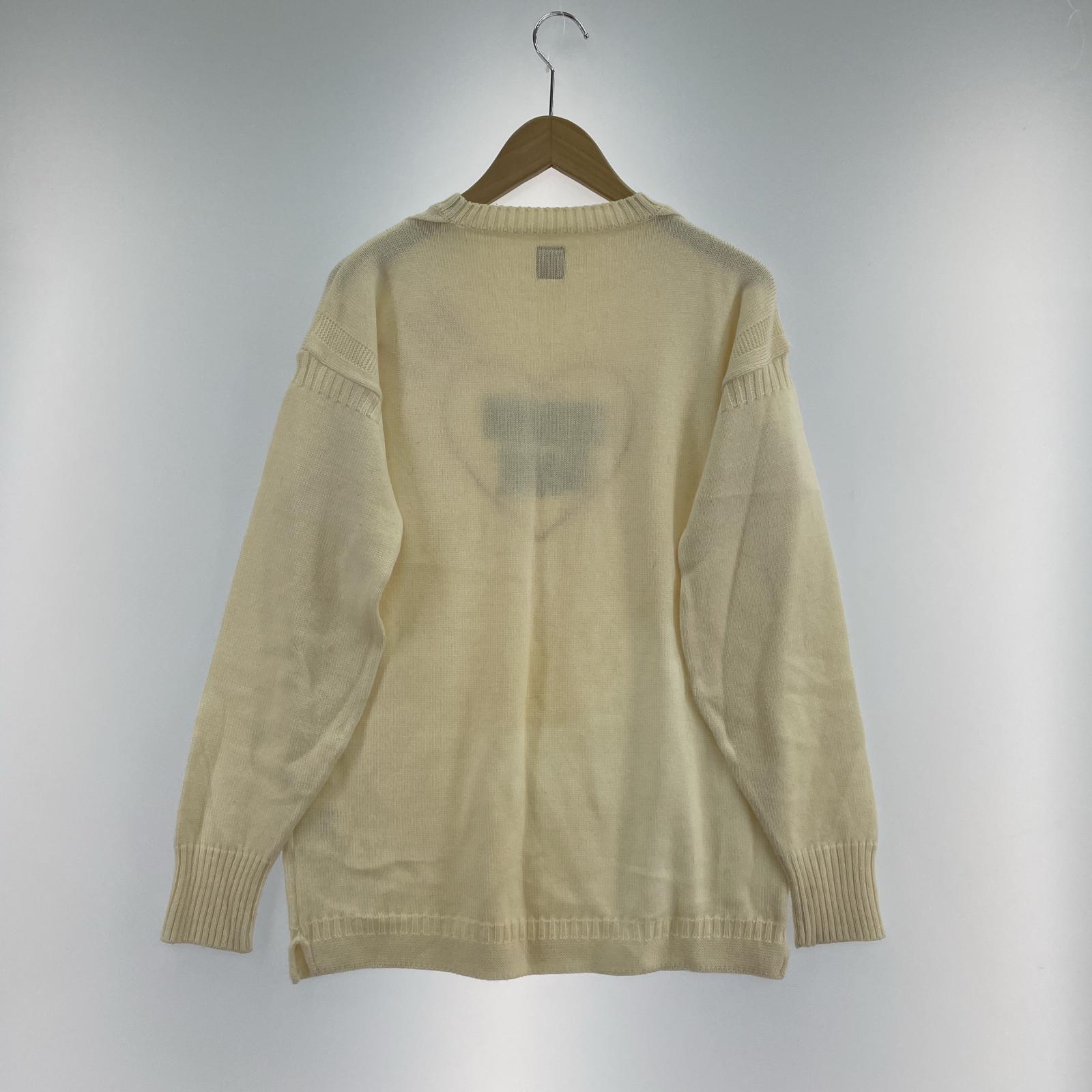 その他トップス HUMAN MADE ロゴニットセーター L L ホワイト