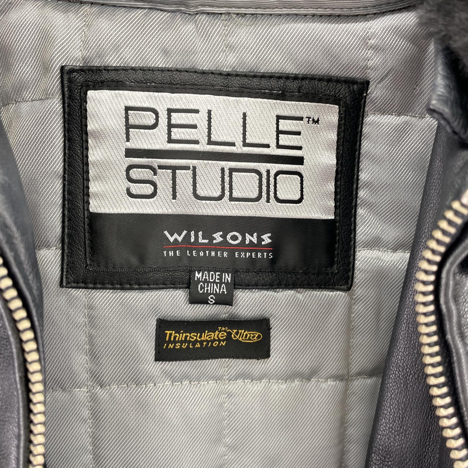 その他アウター WILSONS Leather PELLE STUDIO ラ S ブラック