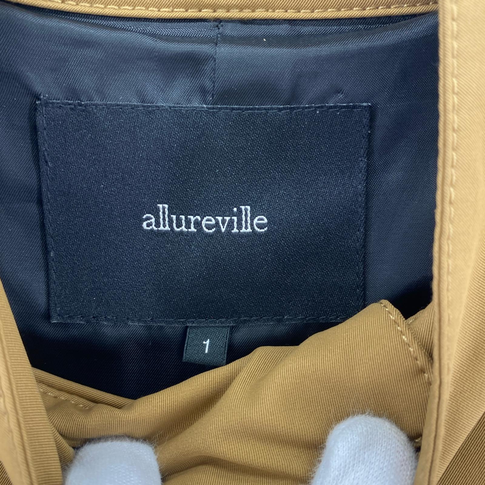 その他アウター allureville ロングコート 1 1 ブラウン