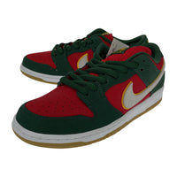 スニーカー NIKE SB DUNK LOW PRM FIR/UNIVERSITY GOLD/FIRE RED 27.0cm 27cm (US9 UK8 1/2 EU44)