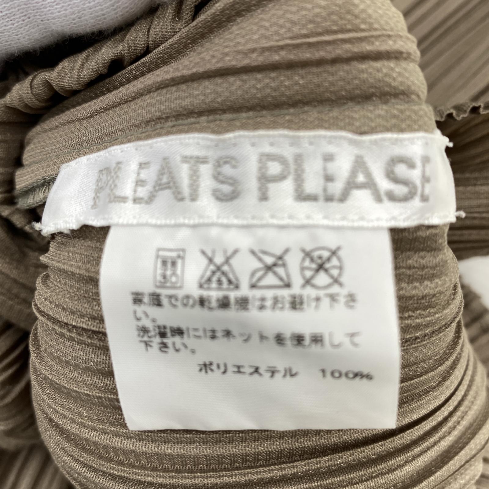 その他トップス PLEATS PLEASE SSカットソー グリーン/グレー