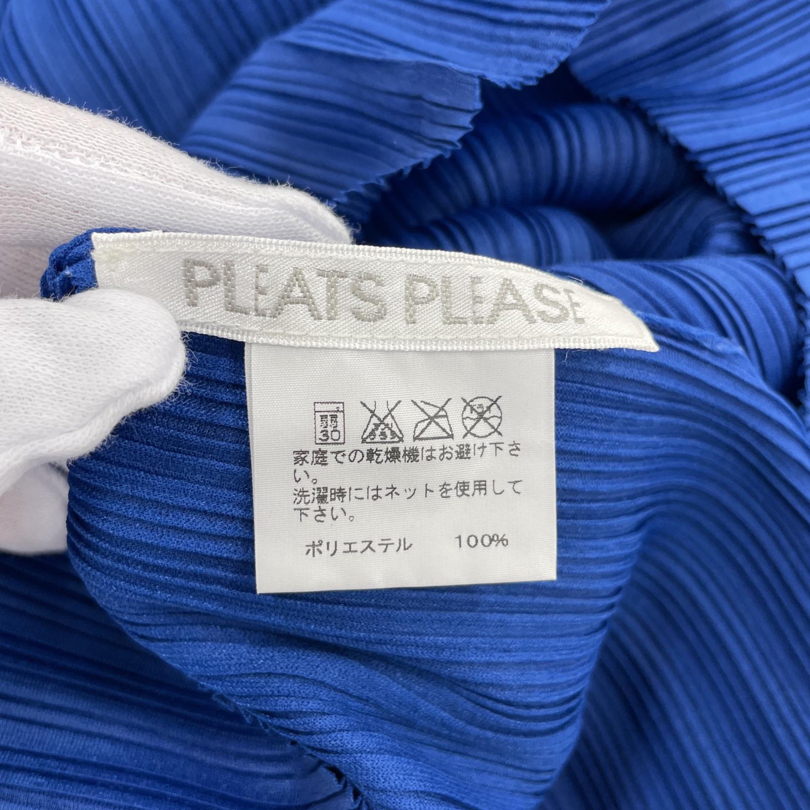 その他トップス PLEATS PLEASE L/S ハイネックプリーツカットソー 3 BLU